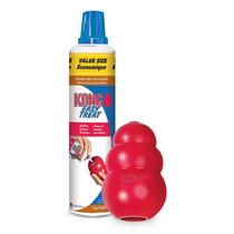 Brinquedo para cães KONG Classic XXL com spray de manteiga de amendoim Easy Treat