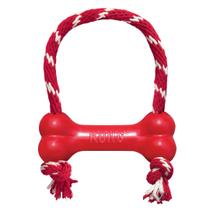 Brinquedo para cães KONG Goodie Bone com corda para cães médios