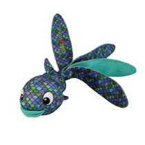 Brinquedo para cães KONG Wubba Finz para Tug of War & Fetch - Azul (S)