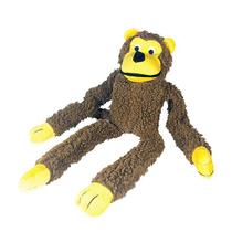Brinquedo para Cães Macaco de Pelúcia Marrom Chalesco