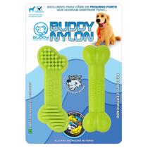 Brinquedo para Cães Mordedor Kit Osso Pequeno Porte Nylon Buddy Toys