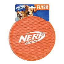 Brinquedo para cães Nerf Dog Nylon Flyer Flying Disc 23 cm laranja