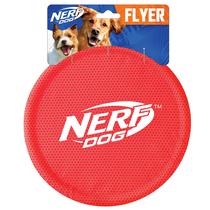 Brinquedo para cães Nerf Dog Nylon Flyer Flying Disc 23 cm vermelho