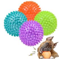 Brinquedo para cães Ousiya Squeaky Balls de 4,5 polegadas para cães de médio porte (4 P)