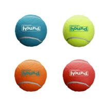 Brinquedo para cães Outward Hound Squeaker Ballz Fetch Small, pacote com 4