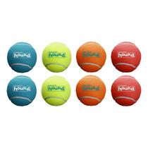 Brinquedo para cães Outward Hound Squeaker Ballz Fetch XS, pacote com 8