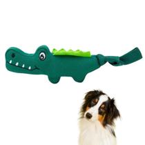 Brinquedo para Cães Pelúcia Tutelo Jacaré - Cor Verde