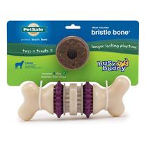 Brinquedo para cães PetSafe Busy Buddy Bristle Bone Large para 50-90 libras Brinquedo para cães PetSafe Busy Buddy Bristle Bone Large para 50-90 libras