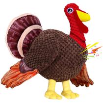 Brinquedo para cães PUHOHUN Thanksgiving Turkey Squeaky para cães pequenos e médios Brinquedo para cães PUHOHUN Thanksgiving Turkey Squeaky para cães pequenos e médios