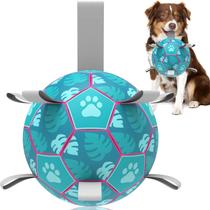Brinquedo para cães QDAN Dog Soccer Ball Tug of War para cães de médio e grande porte Brinquedo para cães QDAN Dog Soccer Ball Tug of War para cães de médio e grande porte