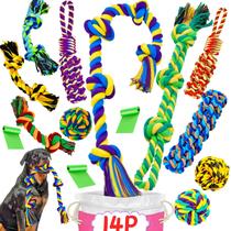 Brinquedo para Cães SHARLOVY XL - Pacote com 14 - Para Mastigadores Agressivos Brinquedo para Cães SHARLOVY XL - Pacote com 14 - Para Mastigadores Agressivos