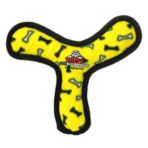 Brinquedo para cães TUFFY Ultimate Boomerang Yellow Bone para cães de mais de 20 libras Brinquedo para cães TUFFY Ultimate Boomerang Yellow Bone para cães de mais de 20 libras