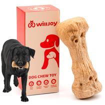 Brinquedo para Cães Willjoy - Resistente para Mastigadores Agressivos (Madeira de Pinho e Nylon)