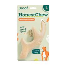 Brinquedo para Cães WOOF HonestChew em Formato de Chifre, Resistente, à Base de Plantas, Grande
