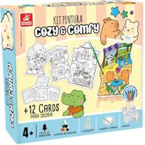 Brinquedo Para Colorir Comfy E Cozy Kit Pintura Brinquedo Para Colorir Comfy E Cozy Kit Pintura