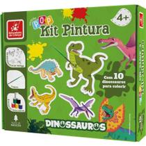 Brinquedo para Colorir Dinossauros KIT POP C/10 Telas