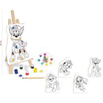 Brinquedo para Colorir Patrulha Canina KIT de Pintura - NIG