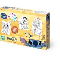 Brinquedo para Colorir STITCH KIT Pintura com Cavalete e Guaches Brinquedo para Colorir STITCH KIT Pintura com Cavalete e Guaches
