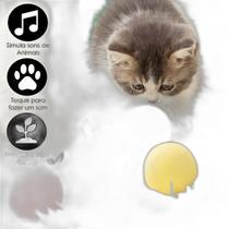 Brinquedo Para Gato Bola Interativo Com Som Grilo Catnip
