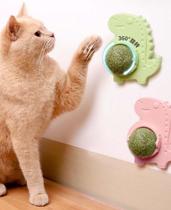 Brinquedo para Gato Bola Petisco de Menta Pet Shop Diversão Lazer