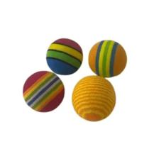 Brinquedo para Gato Bolinha com 4 Unidades Cores Sortidas