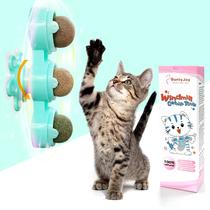 Brinquedo para Gato com Moinho de Vento BuntyJoy - 3 Bolas de Erva-do-Gato Silvervine