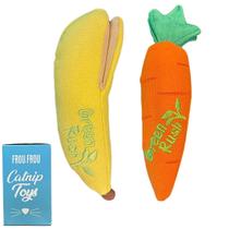 Brinquedo para Gato Frou.Frou - Bananas e Cenouras com Catnip