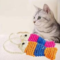 Brinquedo Para Gato Gatos Interativo Peixe Em Sisal - MAY LON PET