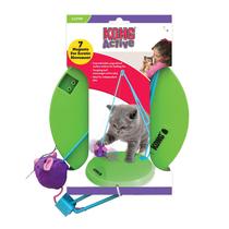 Brinquedo para Gato Kong Puzzle Swayn Play Verde com imã para manter a diversão do seu Pet