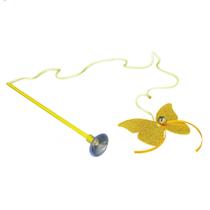 Brinquedo para Gato Varinha com Ventosa Pesca Borboleta