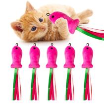 Brinquedo para Gato ZeyZoo - Peixe Rosa com Erva-do-Gato (5 Unidades)