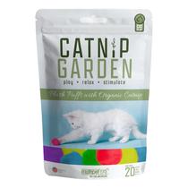 Brinquedo para gatos Catnip Puffs Multipet, 20 peças de pelúcia de 2,5 cm