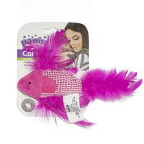 Brinquedo para Gatos com Catnip 100 Natural Pawise Peixe Rosa Estímulo e Diversão