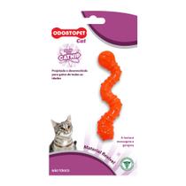 Brinquedo para Gatos Fusão com Catnip Massageia Gengiva Minhoca - Odontopet Cat
