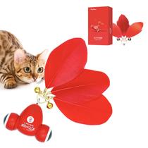 Brinquedo para gatos MayMaw KitiFish Smart Interactive com pena e sino