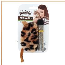 Brinquedo para gatos Ratinho pelúcia recheável catnip Pawise