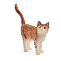 Brinquedo para gatos Schleich Farm World realista e fofo laranja branco