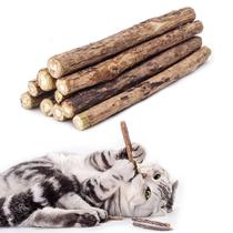 Brinquedo para gatos WoLover Cat Catnip Sticks Natural Matatabi Silvervine Brinquedo para gatos WoLover Cat Catnip Sticks Natural Matatabi Silvervine
