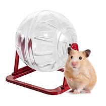 Brinquedo Para Hamster Bola Acrílica P Com Suporte Jel Plast