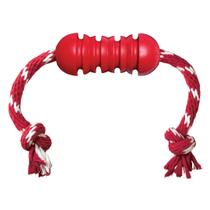 Brinquedo para mastigar KONG Dental com corda para cuidados dentários médios para cães