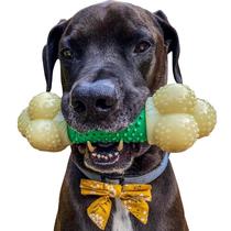 Brinquedo para mastigar Nylabone Power Chew de dupla ação Barbell Bone X-Large