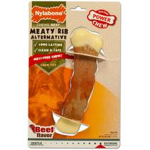 Brinquedo para mastigar para cães, costela de nylon, sabor alternativo de carne bovina, grande