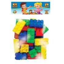 Brinquedo Para Montar Blocos 24 Pecas Brinquedo Para Montar Blocos 24 Pecas