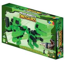 Brinquedo Para Montar Blocos Mega Robots Tiranossauo