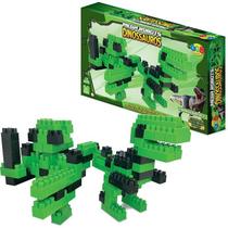 Brinquedo Para Montar Blocos Mega Robots Tiranossauro Rex