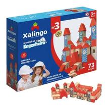 Brinquedo para montar brincando de engenheiro 73 pcs