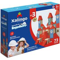 Brinquedo para montar brincando de engenheiro3-73pcs xalingo