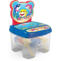 Brinquedo Para Montar Cadeirinha Toy Tubarões Praia Com 6 Peças Brinquedo Para Montar Cadeirinha Toy Tubarões Praia Com 6 Peças