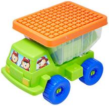 Brinquedo Para Montar Caminhao Basculante C/18Pcs Brinquedo Para Montar Caminhao Basculante C/18Pcs