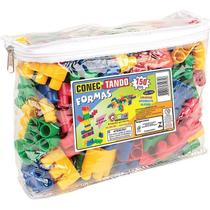 Brinquedo Para Montar Conectando Formas - 150 Peças Brinquedo Para Montar Conectando Formas - 150 Peças